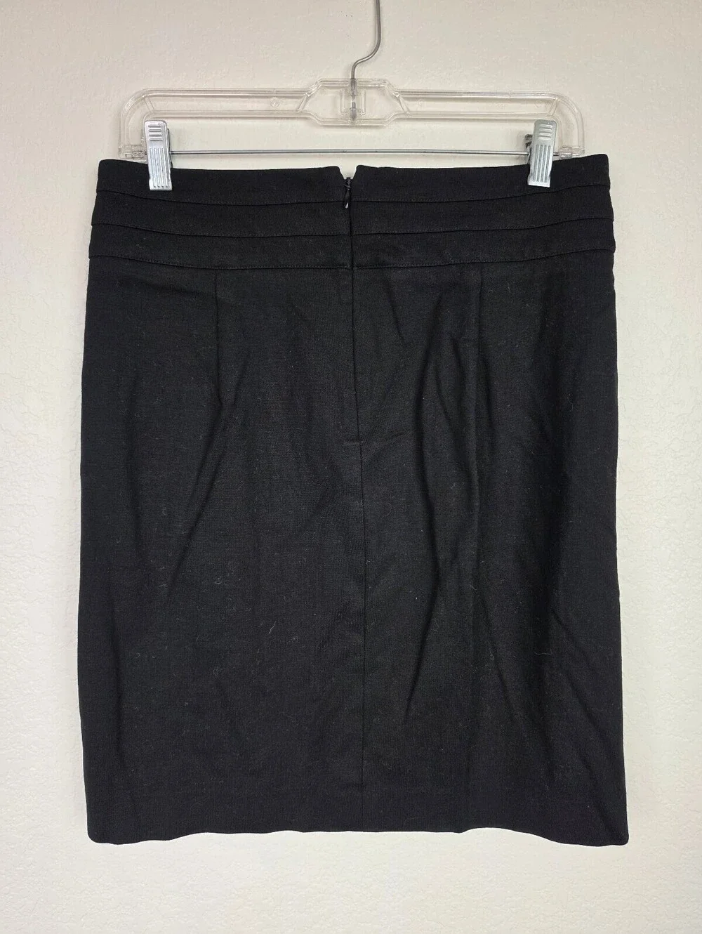 Cabi Black Pencil Skirt Size 6 Rayon Nylon Spandex Blend
